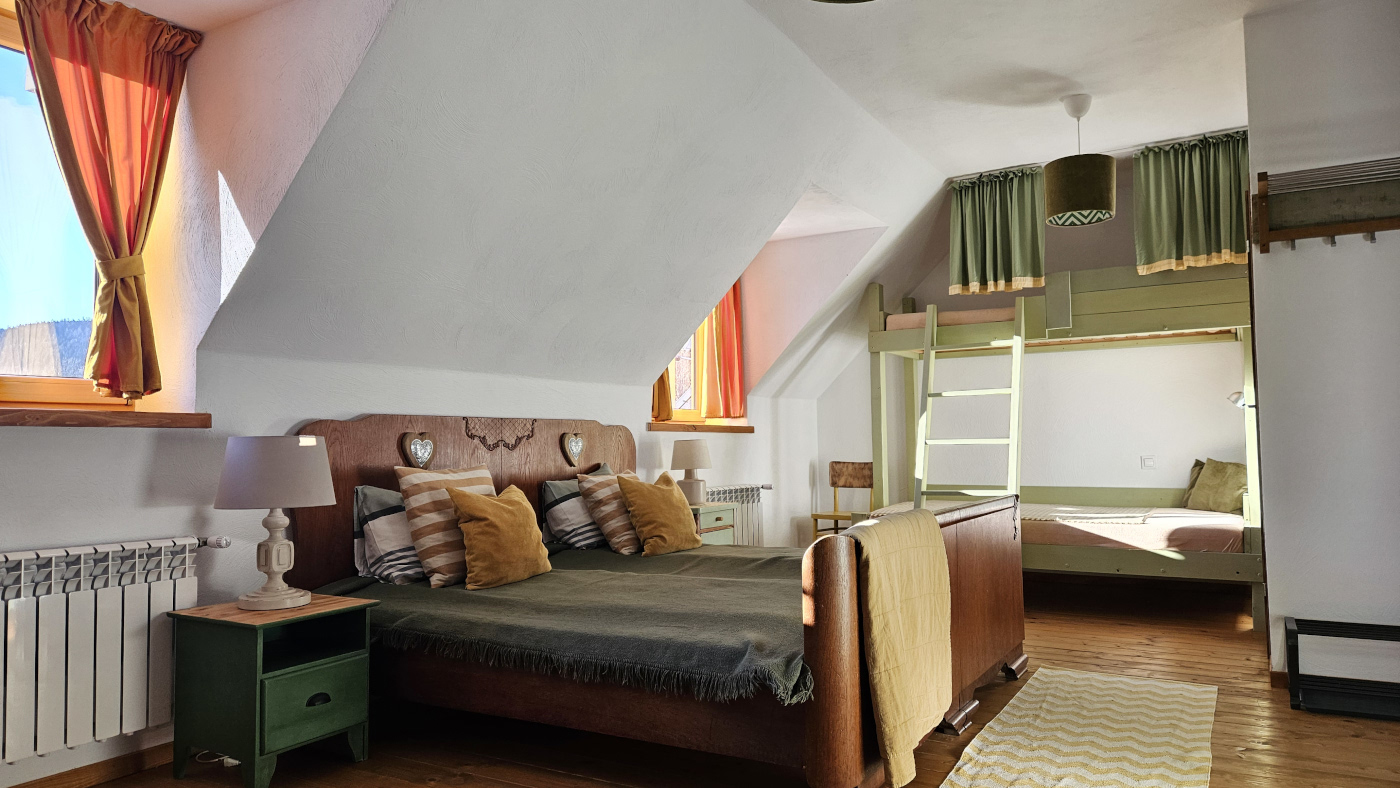 Wnętrze pokoju pensjonatu Miodówka