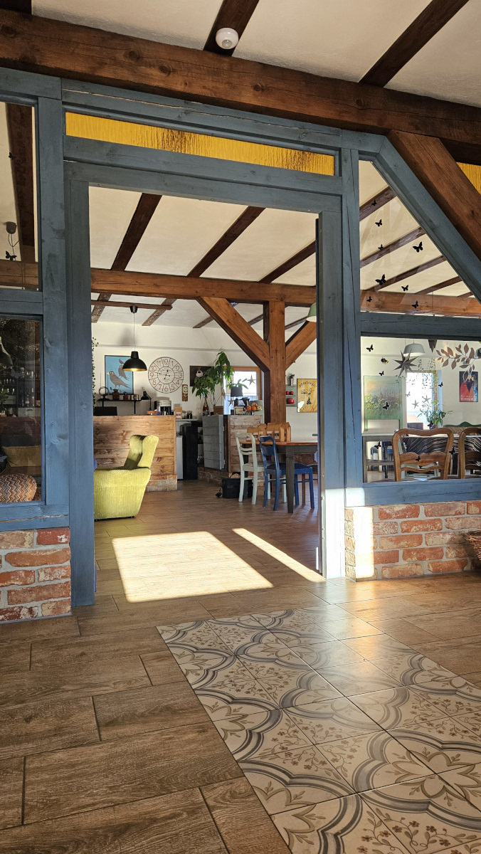 Widok na salę pensjonatu Miodówka